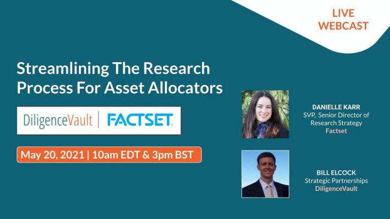 Streamlining due diligence with FactSet RMS integration - DiligenceVault