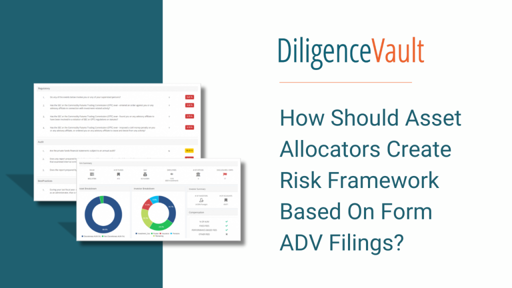 How Should Asset Allocators Create Risk Framework Based On Form ADV ...