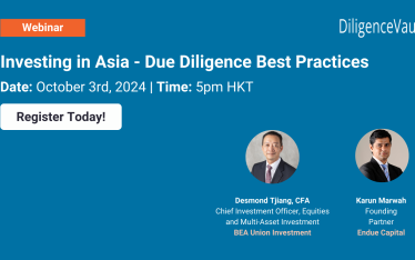 Investing In Asia - DiligenceVault Webinar