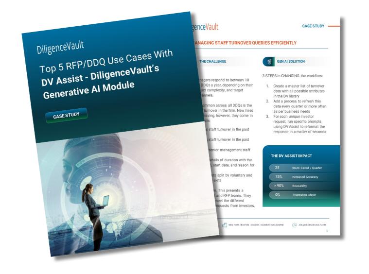 Top 5 RFP/DDQ Use Cases with DV Assist Top 5 RFP/DDQ Use Cases with DV Assist