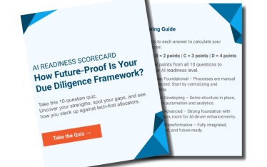AI Data Adoption Path for Allocators Scorecard