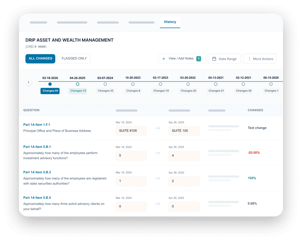 Form ADV Filings - DiligenceVault