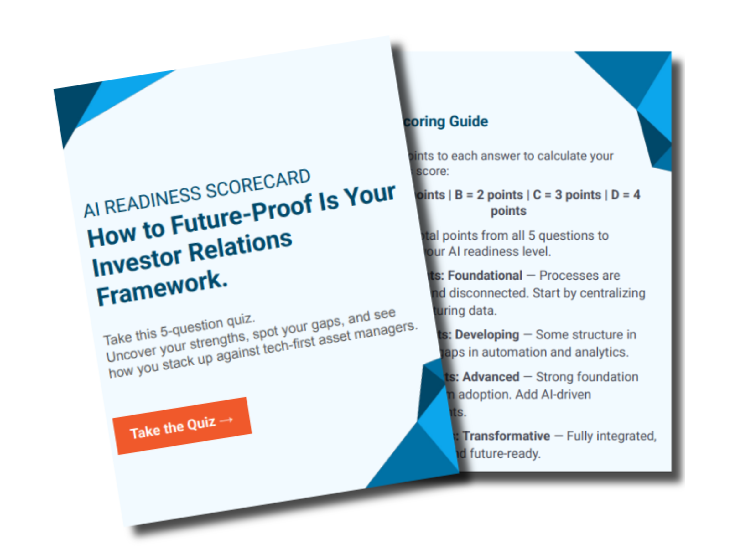 DiligenceVault AI Readiness Scorecard for Asset Managers