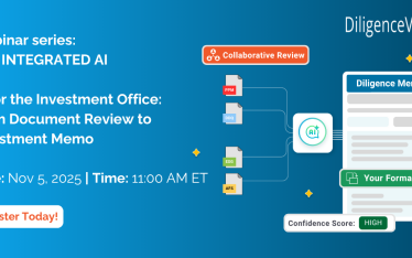 AI Webinar Investment Office DiligenceVault