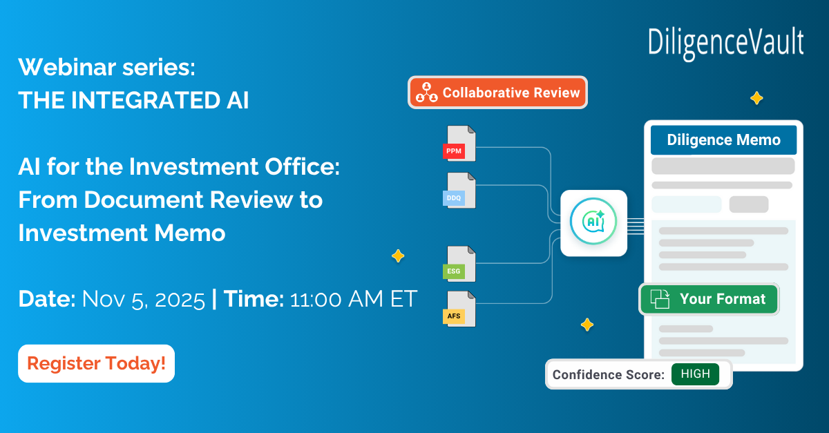 AI Webinar Investment Office DiligenceVault