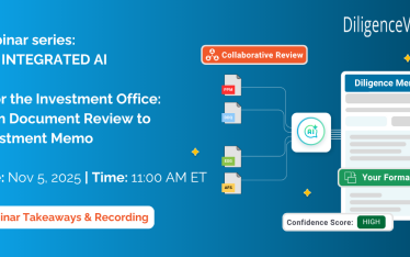DiligenceVault - AI Webinar for the Investment Office