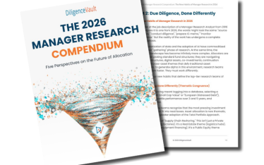 DiligenceVault - The 2026 Manager Research Compendium